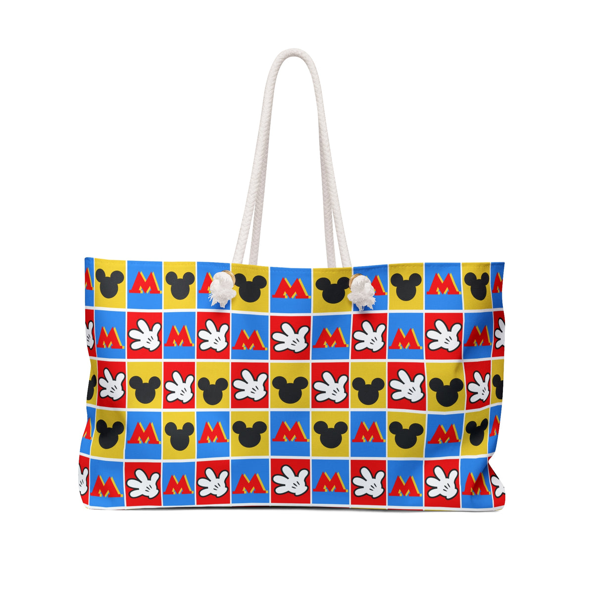 Checkerboard Mickey Hands Weekender Bag