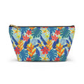Tropical Beach Flowers Cosmetic Bag