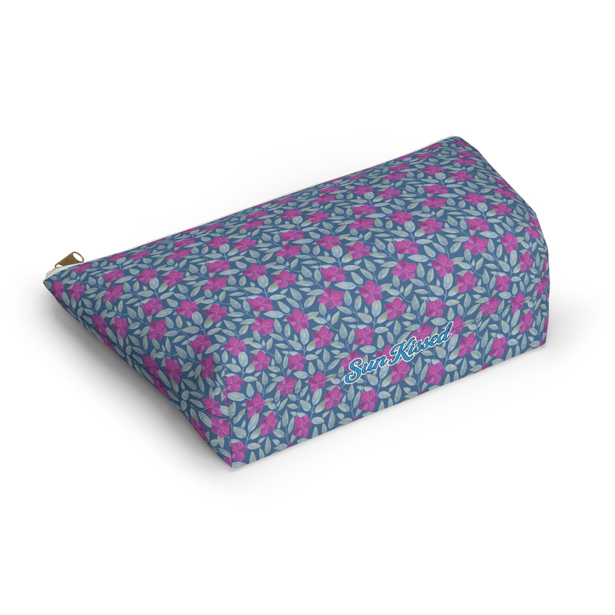 Vining Floral Mosaic Cosmetic Bag