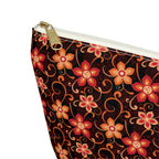 Orange Sunset Botanicals Cosmetic Bag