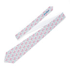 Tropical Flower Hearts Mens Necktie