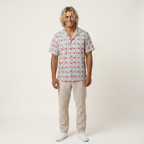 Flowering Vines Tropical Paradise Hawaiian Shirt