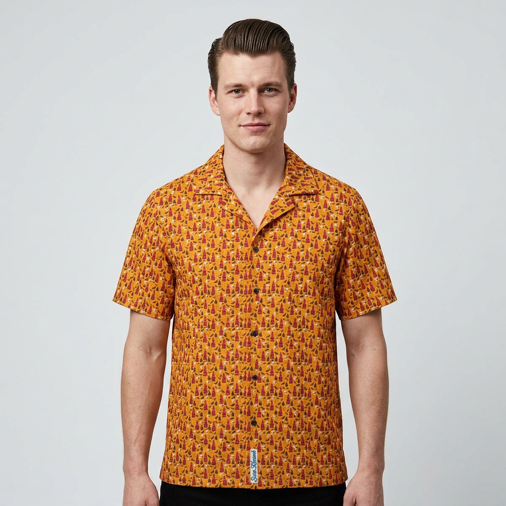 Halloween Batty Tombs Hawaiian Shirt