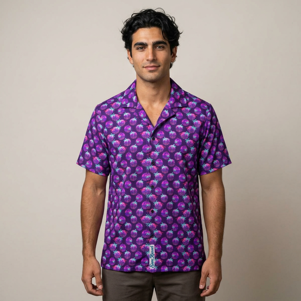 Retro 80's Summer Vice Hawaiian Shirt