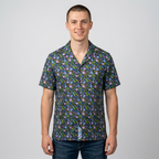 Neon Night Blooms Hawaiian Shirt