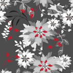 Grey Gardens Floral Mens Necktie