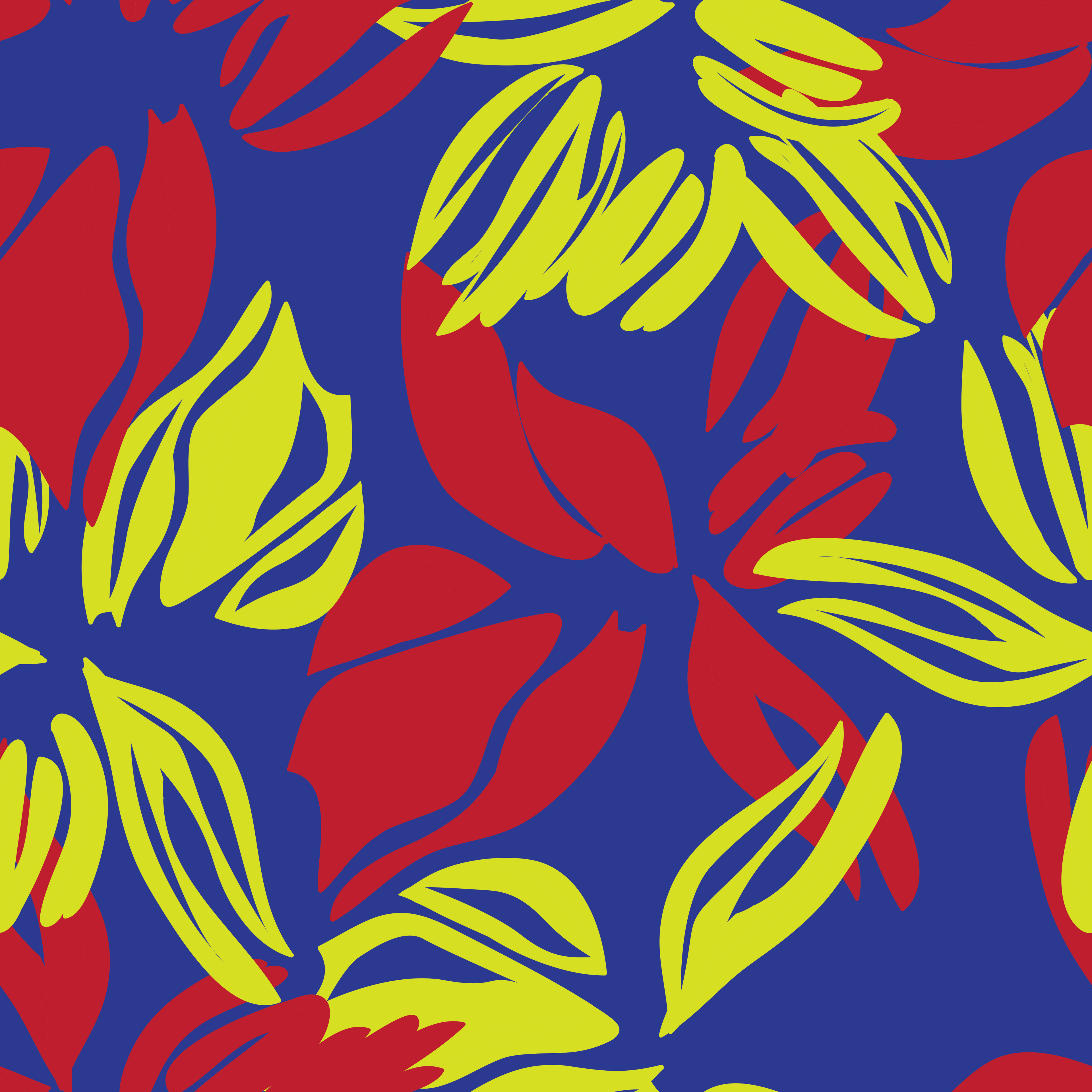 Vibrant Abstract Floral Hawaiian Shirt