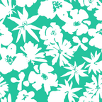 Seafoam Hibiscus Floral Hawaiian Shirt