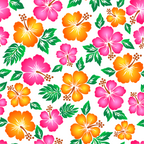 Tropical Gardens on White Weekender Bag