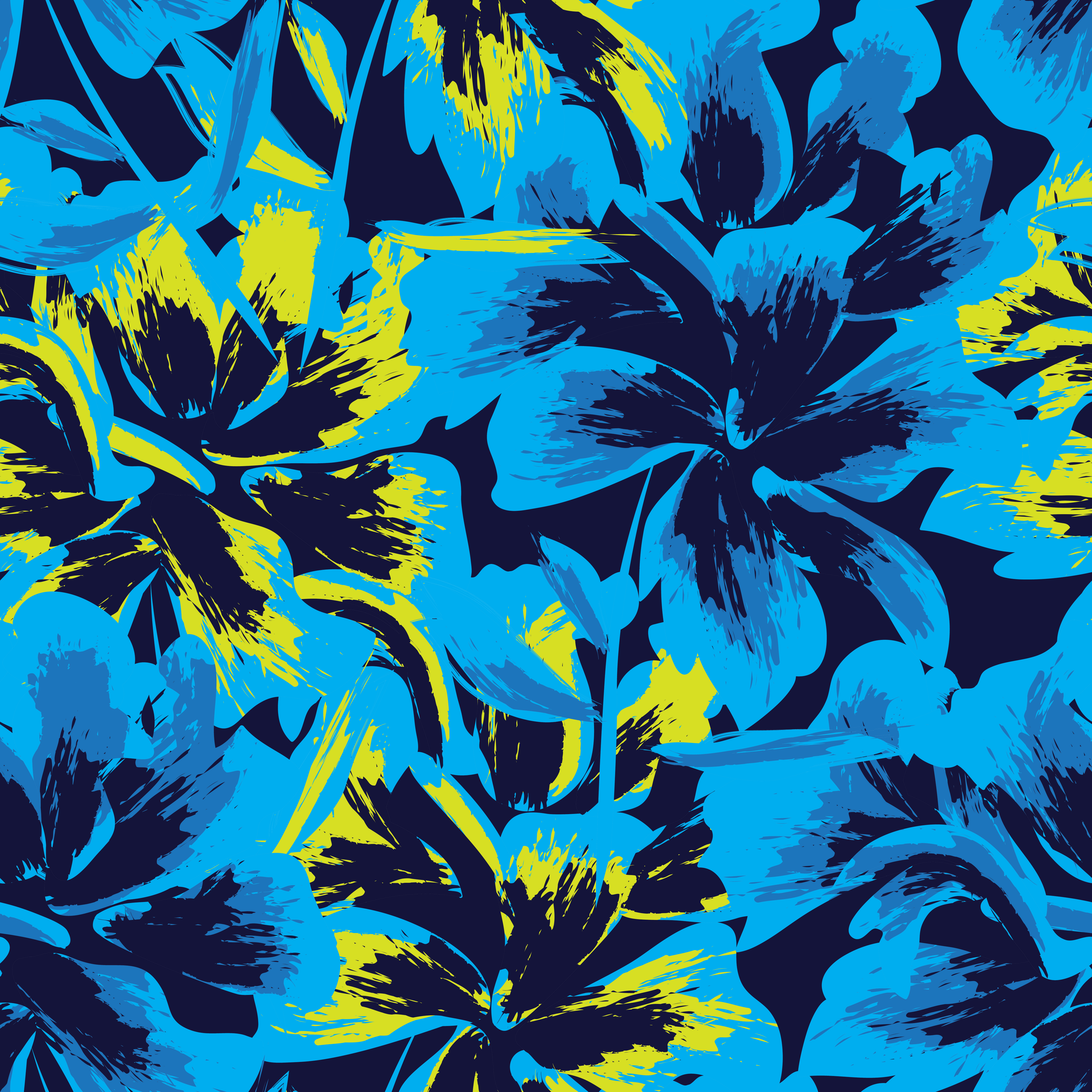 Black Light Hibiscus Weekender Bag
