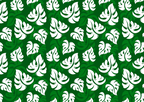 Monstera on Green Weekender Bag