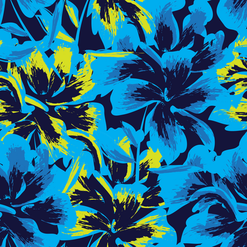 Black Light Hibiscus Sundress