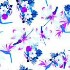 Purple Watercolor Petals Sundress