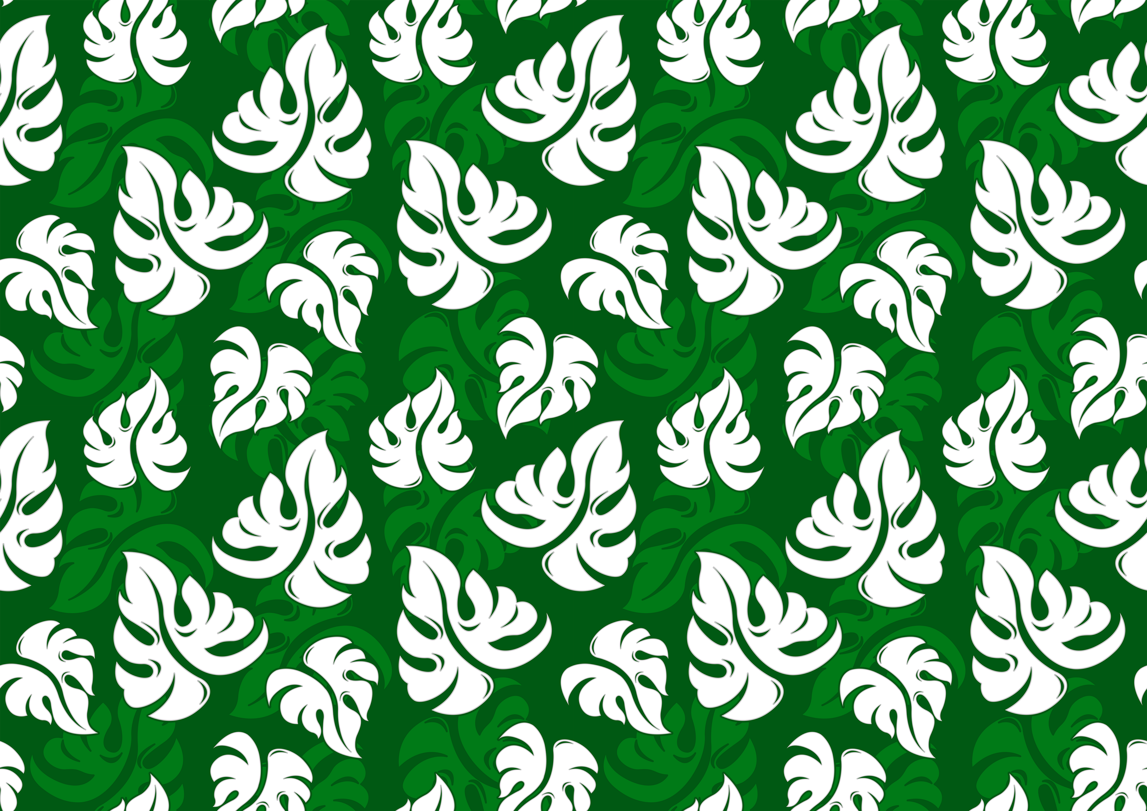 Monstera on Green Sundress