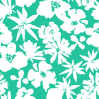 Seafoam Hibiscus Floral Sundress