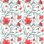 Flowering Vines Floral Swim Trunks