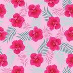 Fuschia Jamaica Flower Leggings