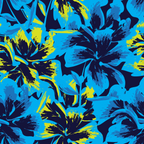 Black Light Hibiscus Leggings