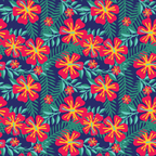 Tropical Jungle Floral Leggings