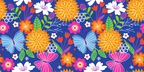 Retro Tropical Butterfly Bike Shorts