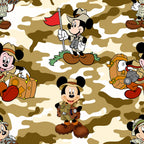Jungle Camo Mickey Mens Necktie