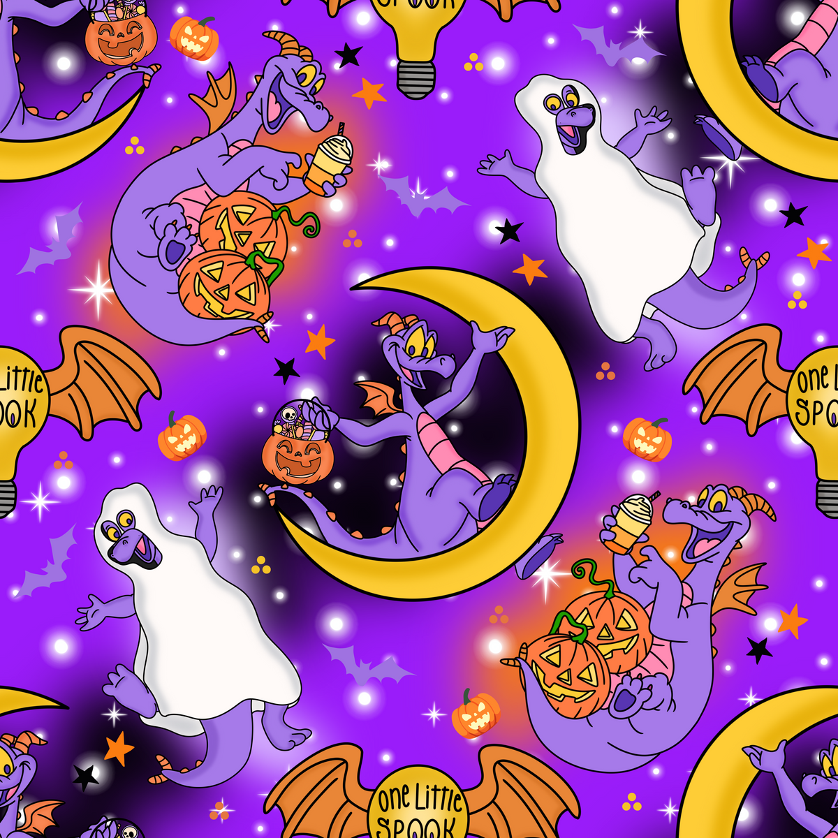Figment on the Moon Purple Cosmetic Bag