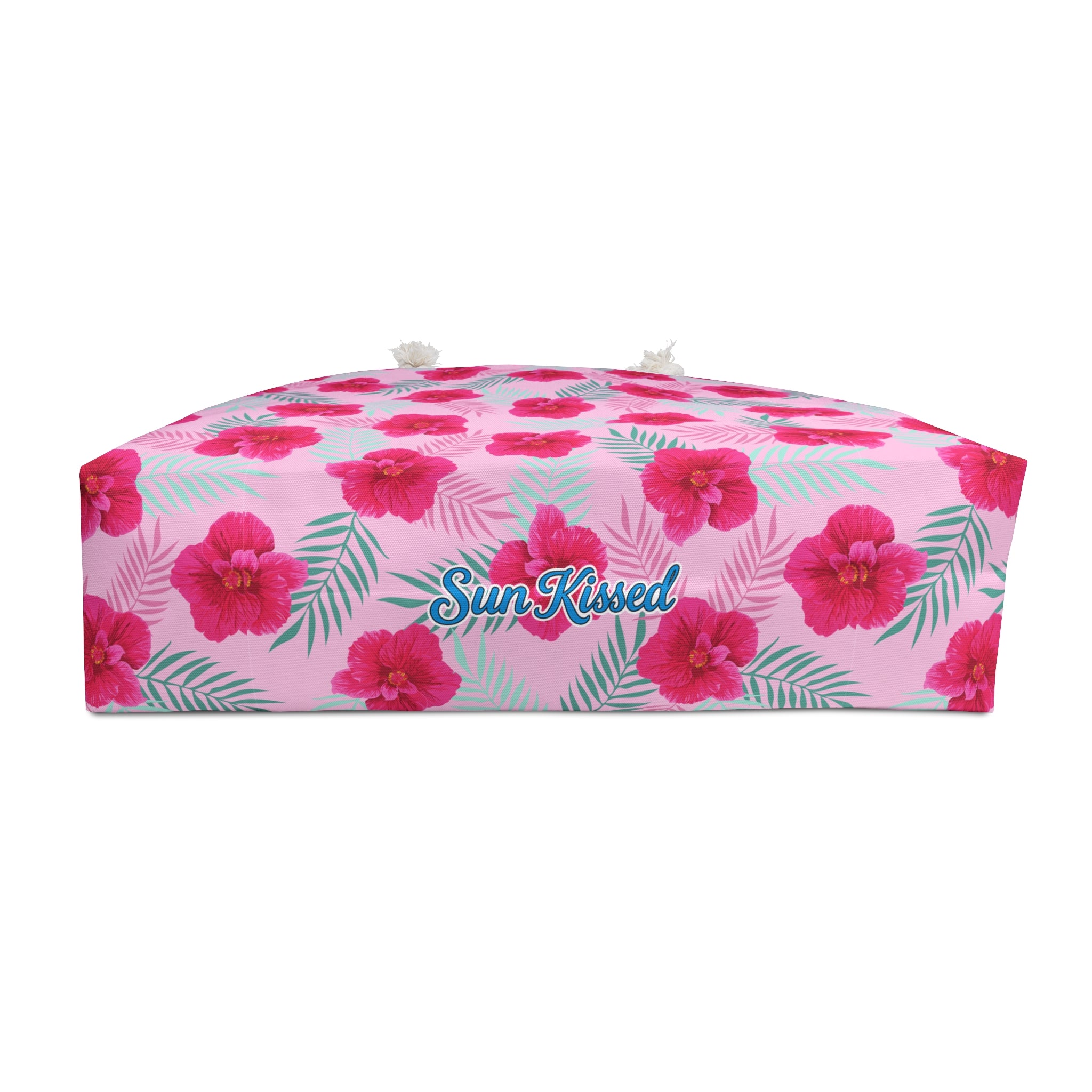 Fuschia Jamaica Flower Weekender Bag