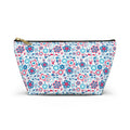 Abstract Pastel Flora Cosmetic Bag