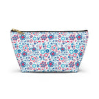 Abstract Pastel Flora Cosmetic Bag