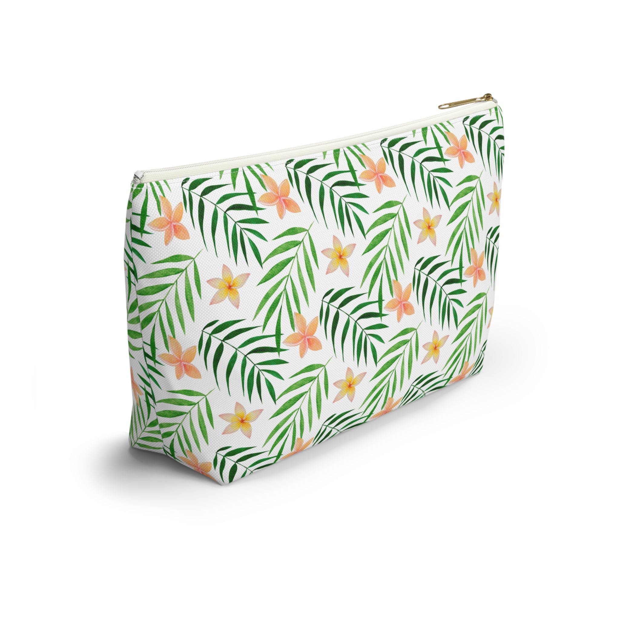 Plumeria Flowers Cosmetic Bag