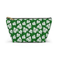 Monstera on Green Cosmetic Bag
