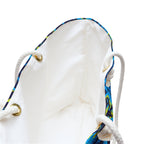 Black Light Hibiscus Weekender Bag