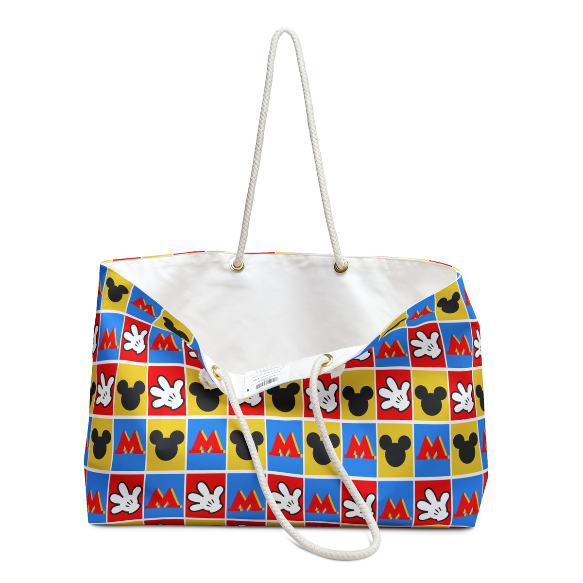 Checkerboard Mickey Hands Weekender Bag