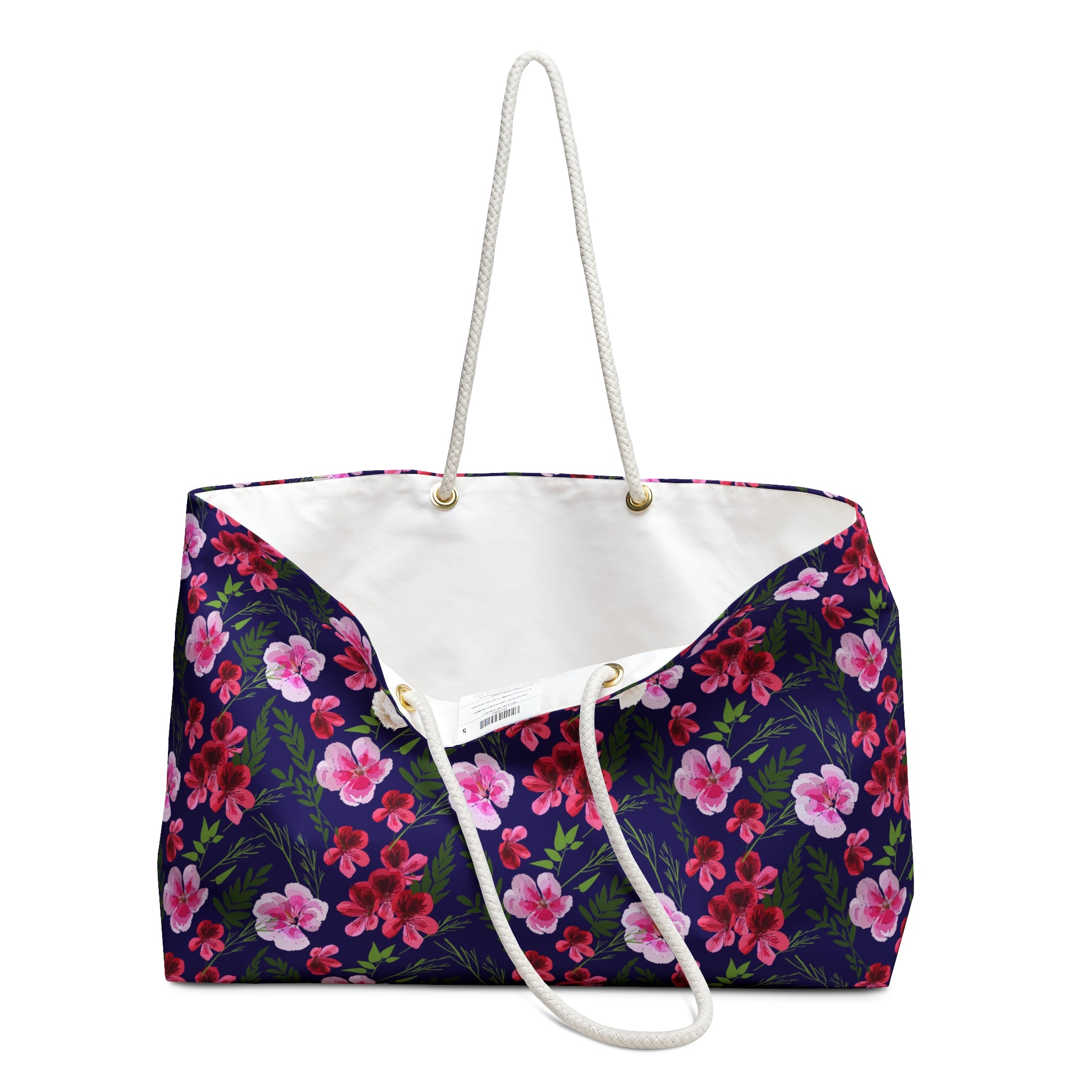 Painted Floral Arrangement Weekender Bag