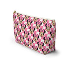 Pink Checkerboard Minnie Cosmetic Bag