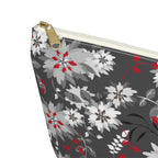 Grey Gardens Floral Cosmetic Bag