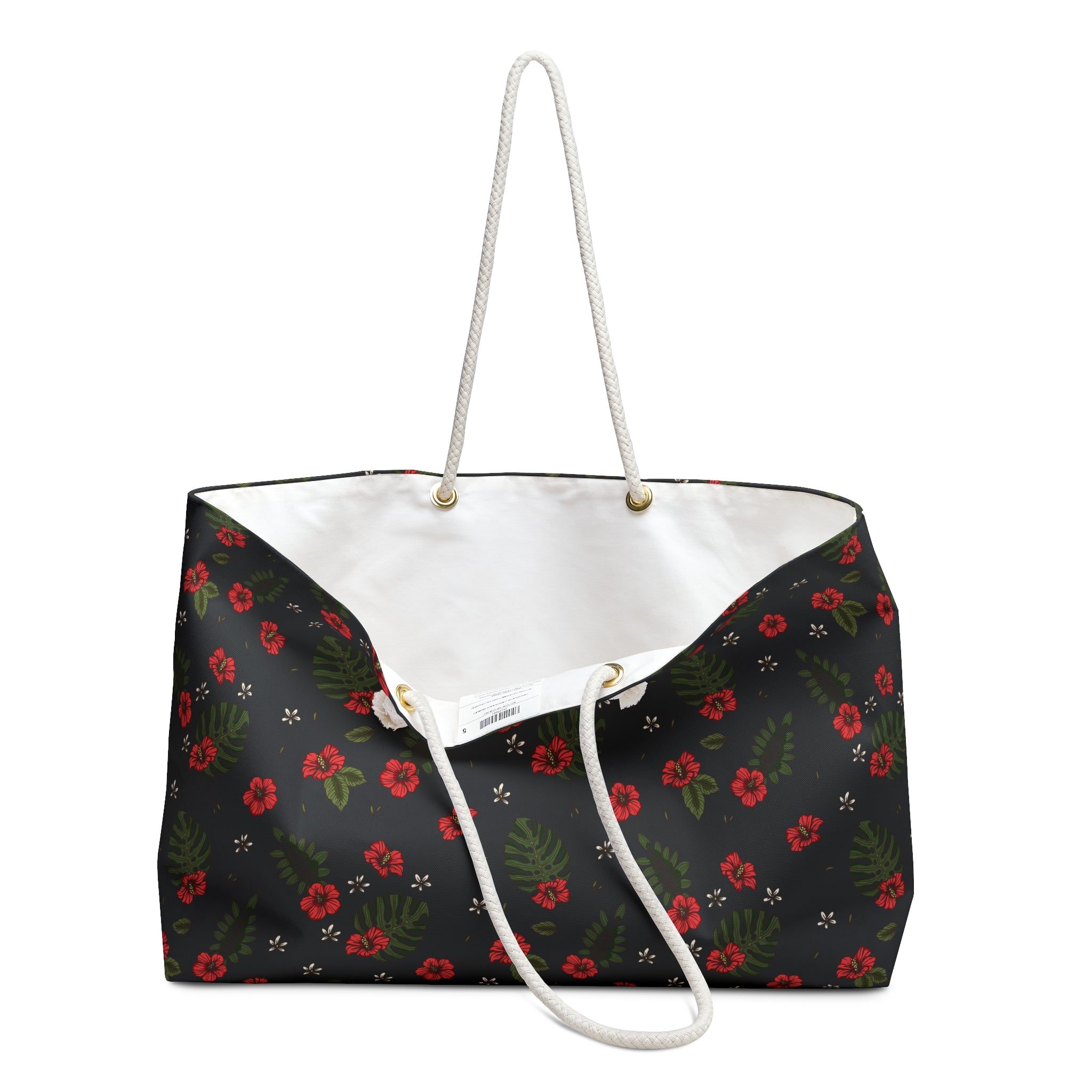 Night Sky Hibiscus Weekender Bag