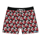 Hibiscus at Night Floral Swim Trunks