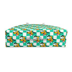 Teal Checkerboard Pluto Weekender Bag