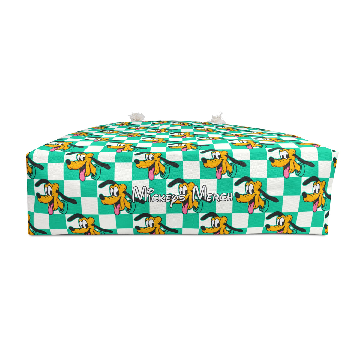 Teal Checkerboard Pluto Weekender Bag
