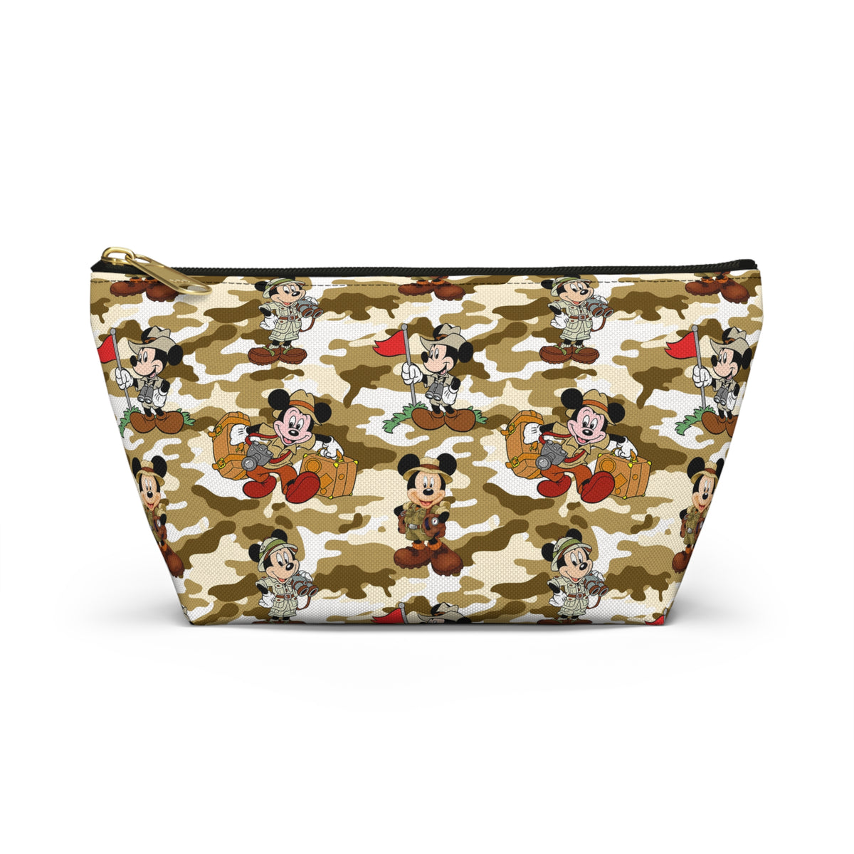Jungle Camo Mickey Cosmetic Bag