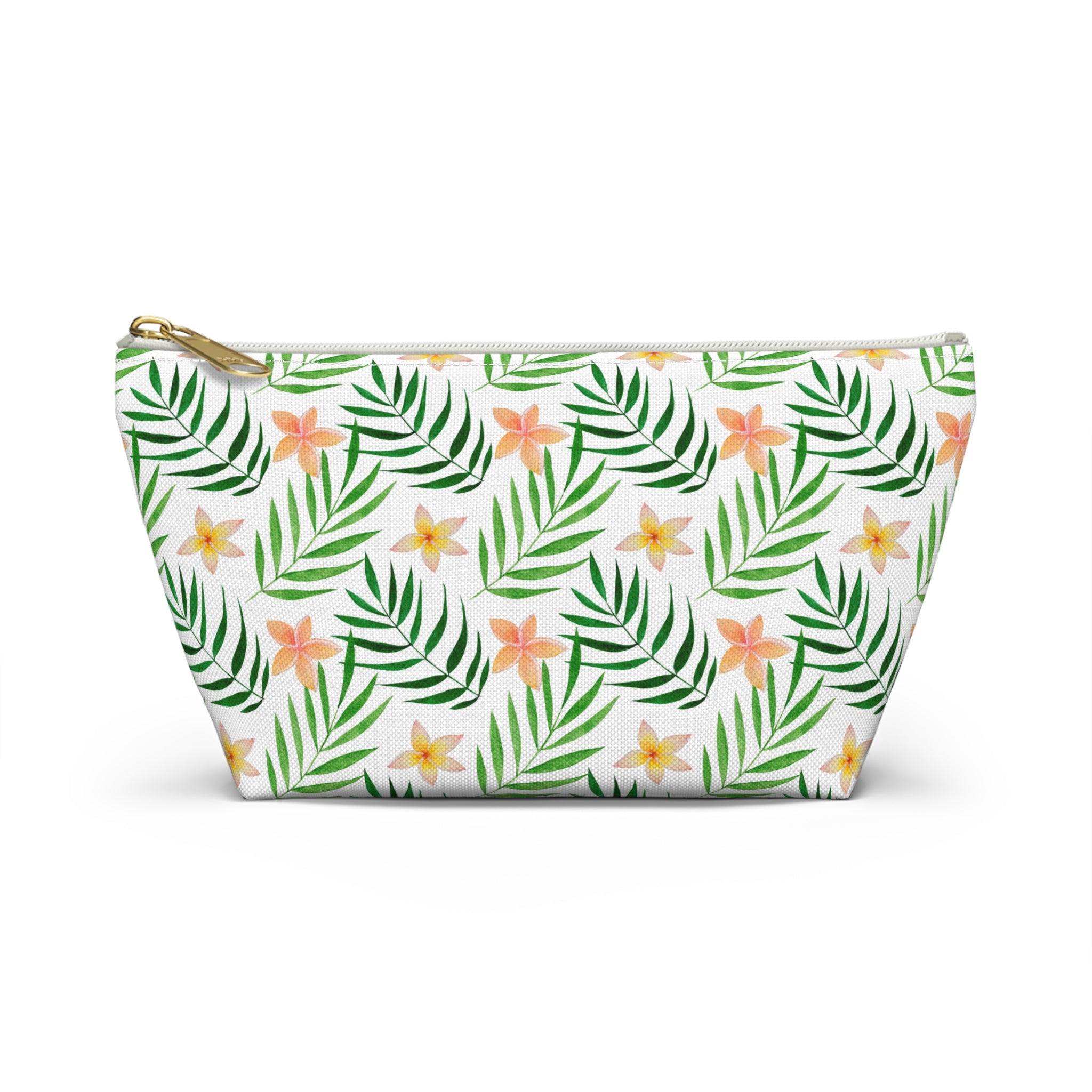 Plumeria Flowers Cosmetic Bag