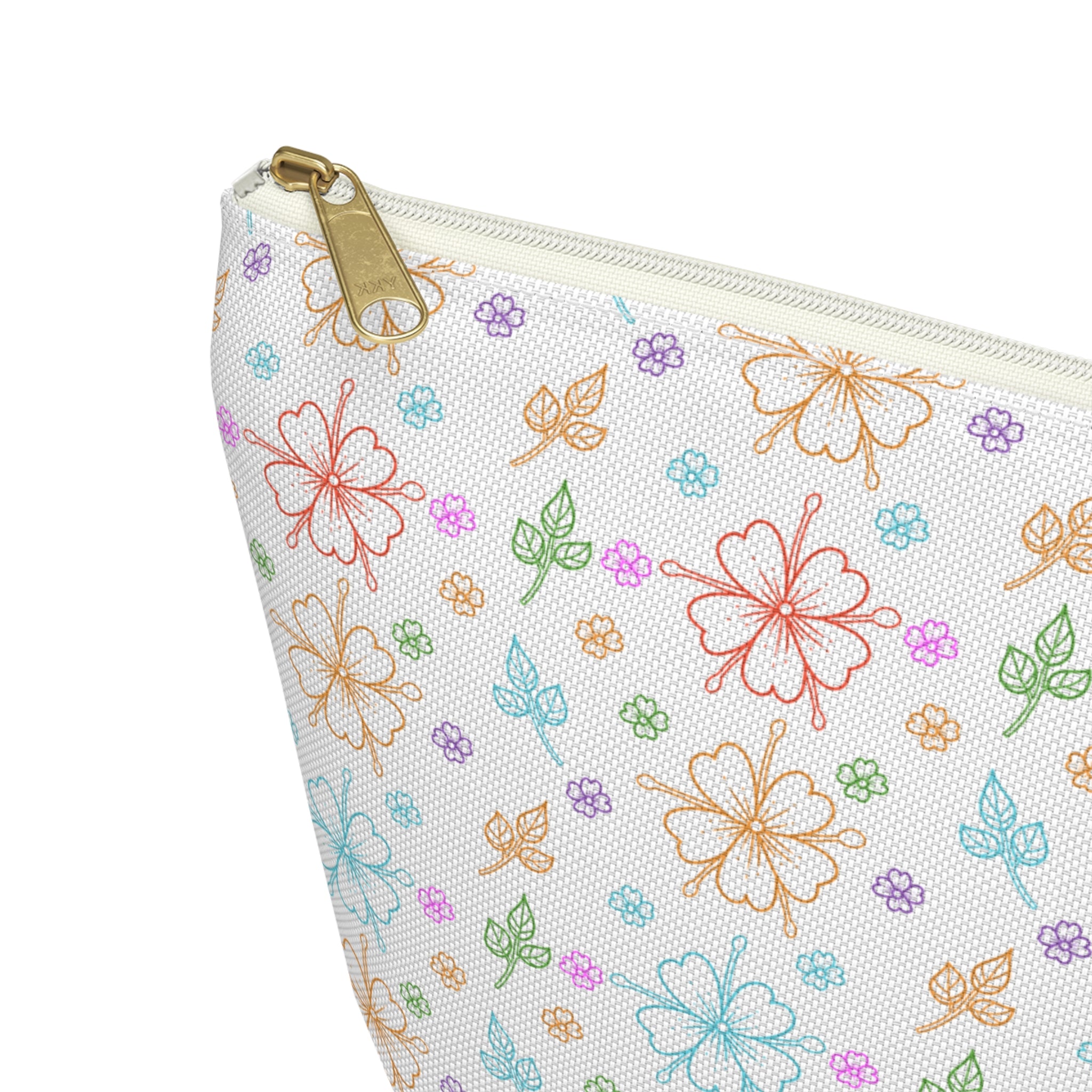 Orchid Outlines Cosmetic Bag