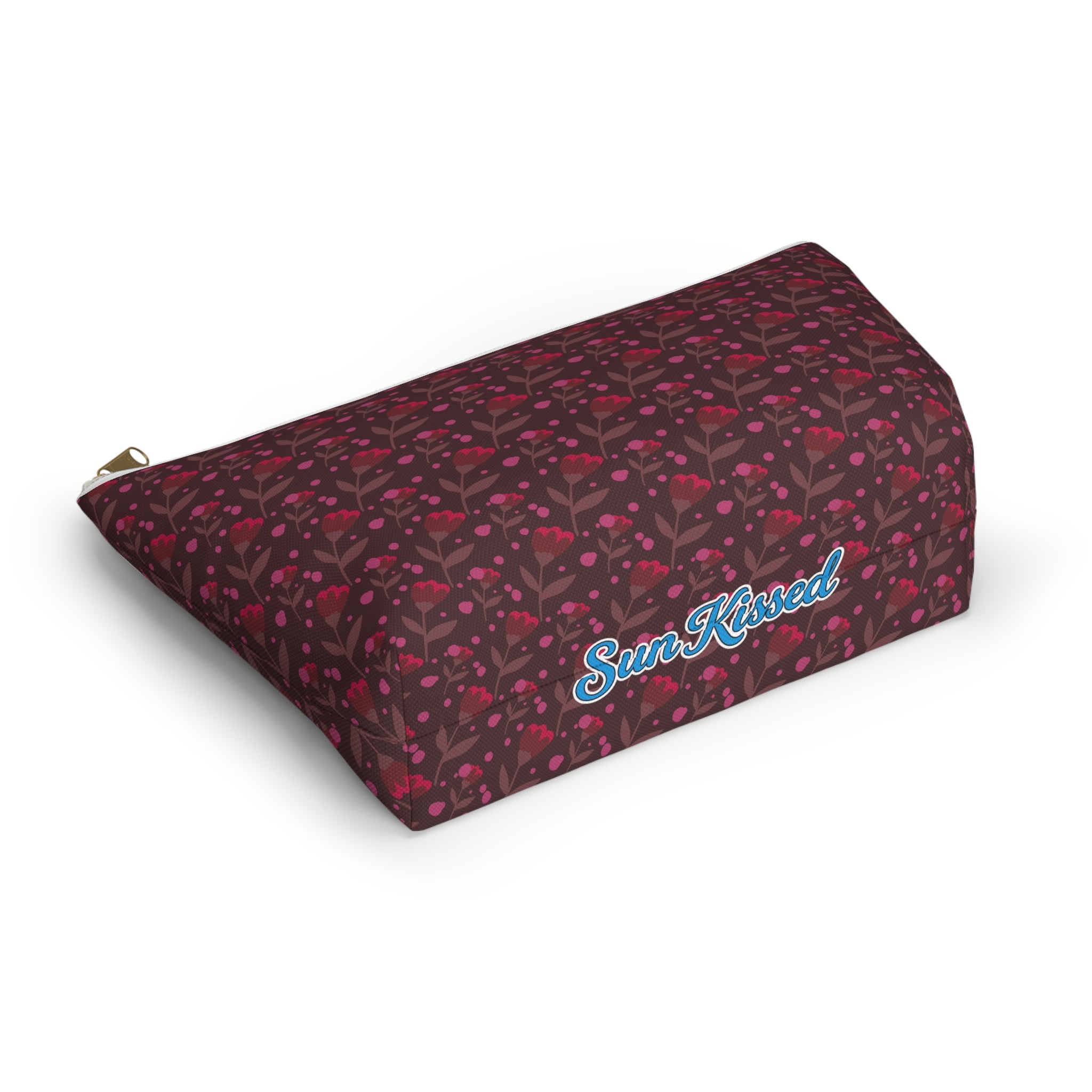 Flying Red Roses Cosmetic Bag
