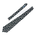 Flowering Daisies Floral Mens Necktie