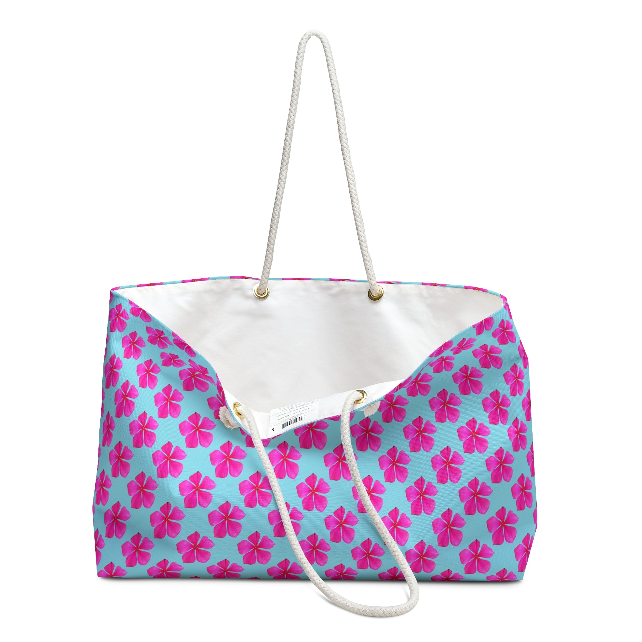 Pink Blooming Sky Weekender Bag