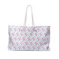 Tropical Flower Hearts Weekender Bag
