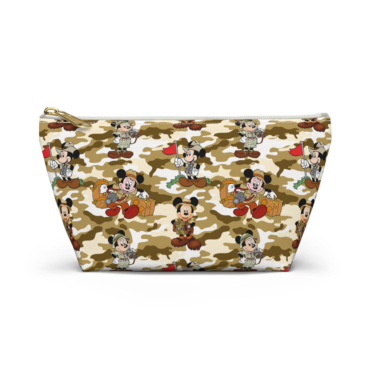 Jungle Camo Mickey Cosmetic Bag