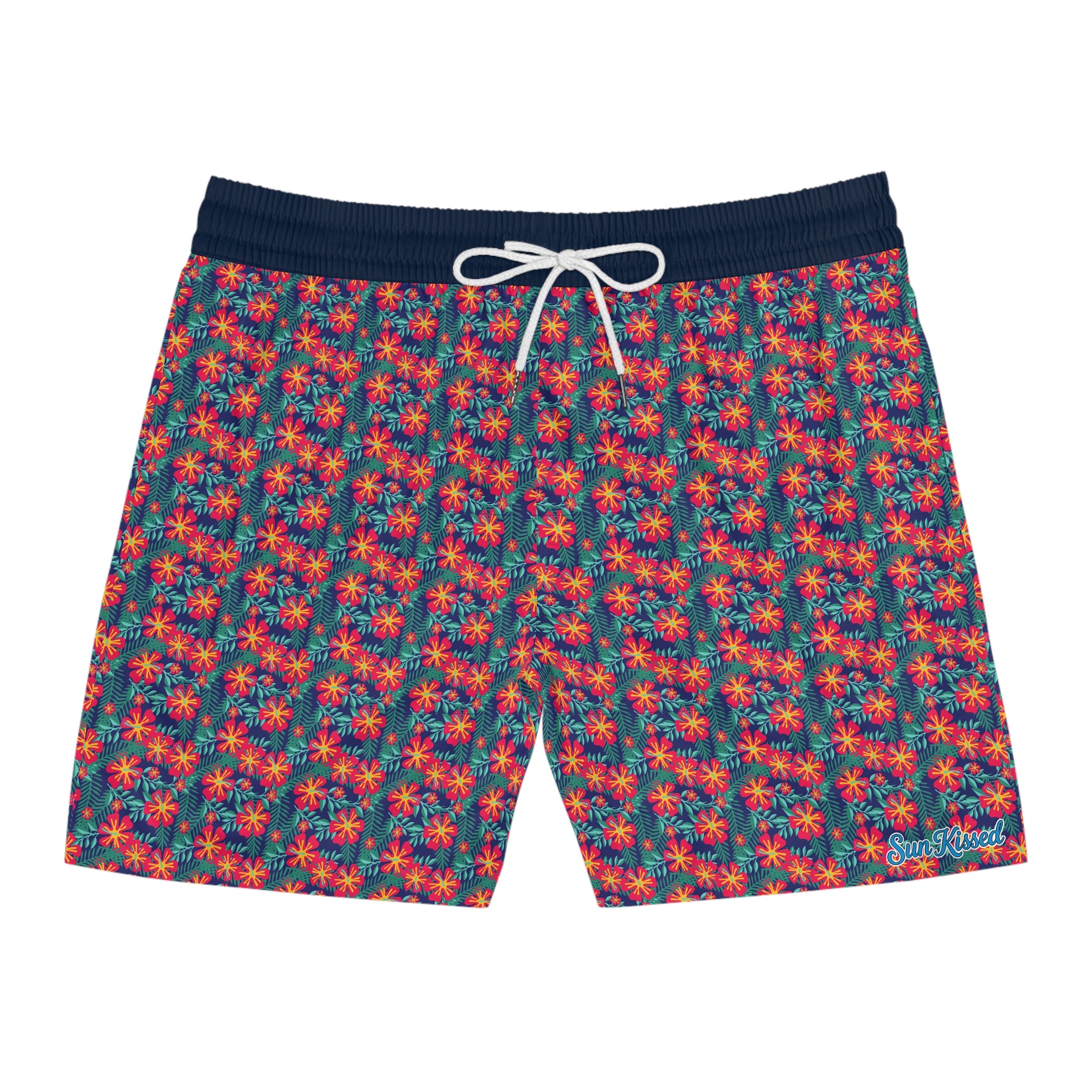 Tropical Jungle Floral Swim Trunks