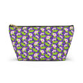 Purple Leaf Hibiscus Cosmetic Bag
